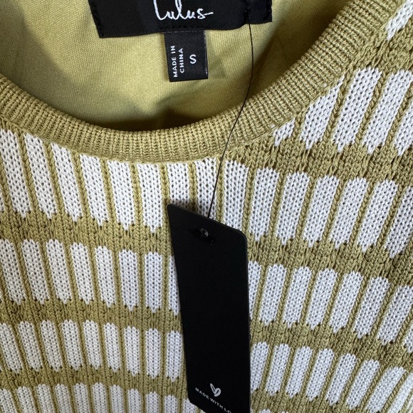 Lulu's Green and White Midi Dress - Picture 5 of 6